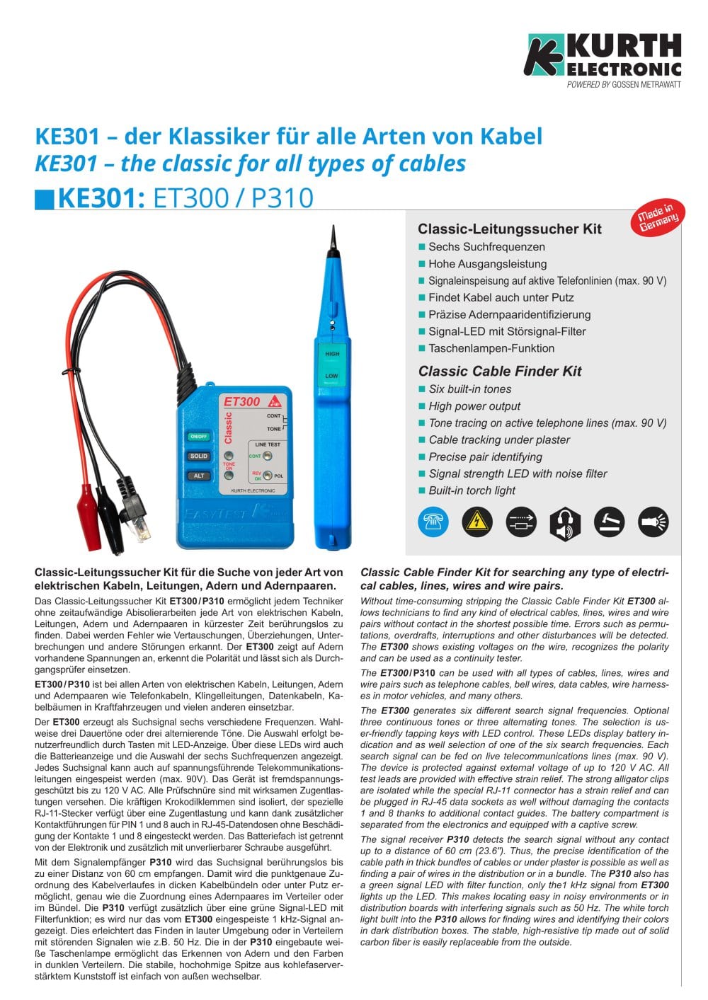 KE301  - GOSSEN METRAWATT GmbH