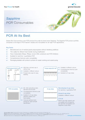 Sapphire PCR Consumables