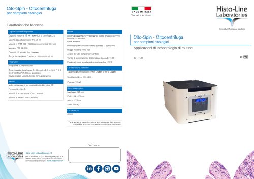 Cito-Spin Citocentrifuga per Citologia