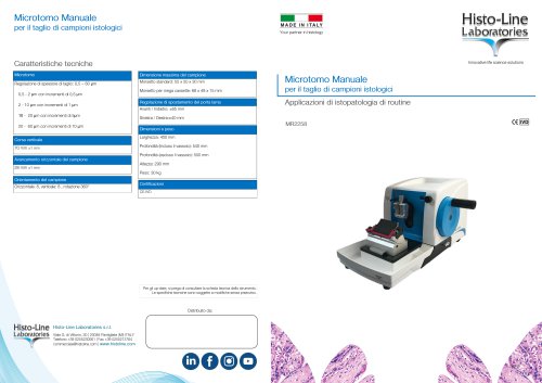 MR2258 Microtomo rotativo manuale