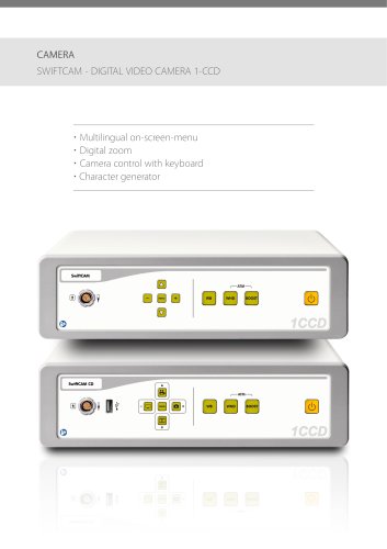 1 Chip camera (CCD)/SwiftCAM Series