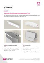 Wall rack set
