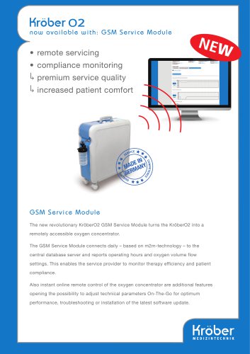 Kröber O2 with GSM Service Module