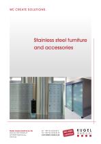 STAINLESS STEEL FURNITURE AND ACCESSORIES