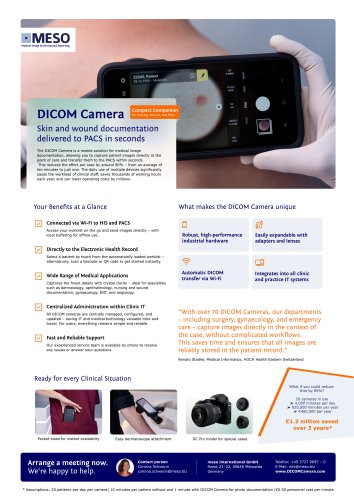 Produktübersicht DICOM-Camera