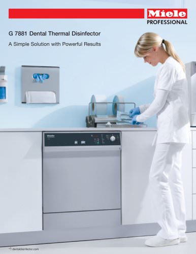 Dental Thermal Disinfector