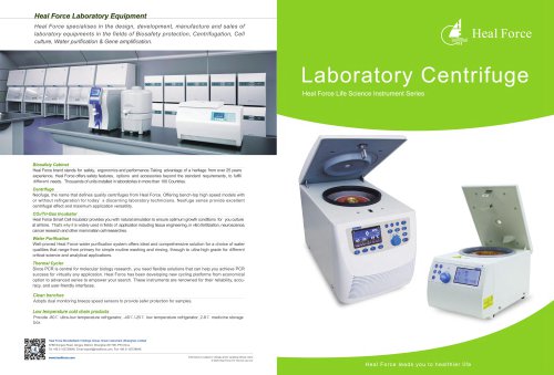 Heal Force Biological Safety Cabinet