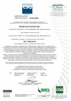 Certificato ISO 13485 - 1