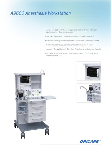 A9600 Anesthesia Workstation