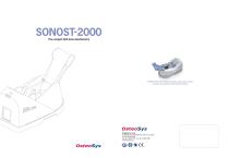 Ultrasound bone densitometer SONOST-2000