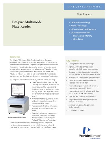 EnSpire Multimode Plate Reader