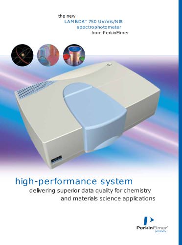 LAMBDA™ 750 UV/Vis/NIR spectrophotometer from PerkinElmer