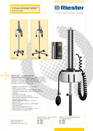 nova-presameter® Stand model