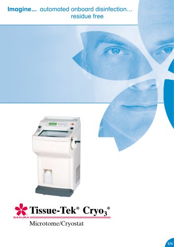 Imagine... automated onboard disinfection? residue free Tissue-Tek® Cryo3