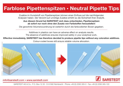 Neutral Pipette Tips