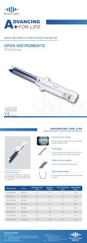 Single Use Linear Cutting Stapler