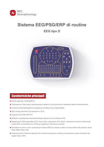 Routine EEG PSG ERP System TYPE D -IT
