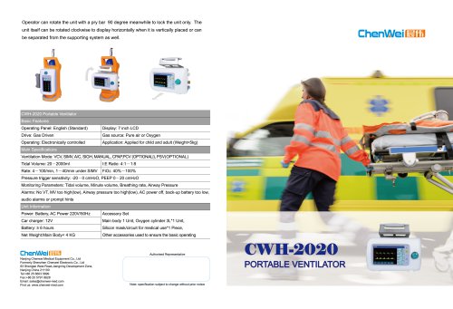 Emergency Ventilator CWH-2020