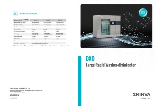 DXQ Large Rapid Washer-disinfector