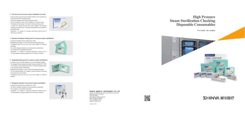 High Pressure Steam Sterilization Checking Disposable Consumables