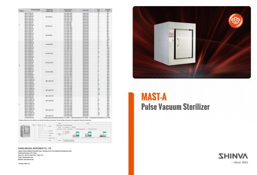 MAST-A Pulse Vacuum Sterilizer