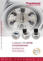 Cellspin ®  III CYTO CYTOCENTRIFUGES