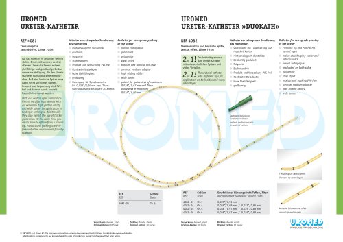 UROMED URETERAL CATHETER »DUOKATH«