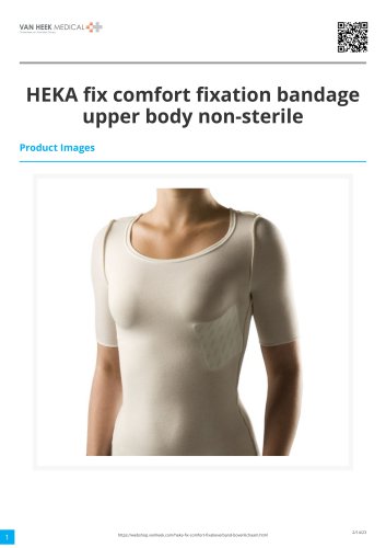 HEKA fix comfort fixation bandage upper body non-sterile