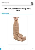 HEKA grip compress beige non-steril