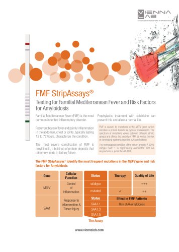 Familial Mediterranean Fever StripAssays®