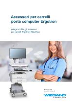 Brochure Wiegand: Accessori per carrelli porta computer Ergotron - 1