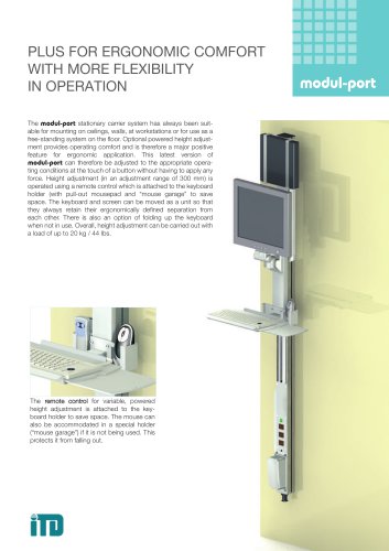 uni-cart with electric height adjuster