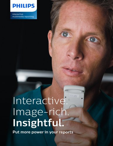 Interactive Multimedia Reporting brochure