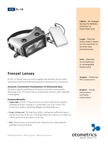 ICS FL-15 Frenzel Lenses