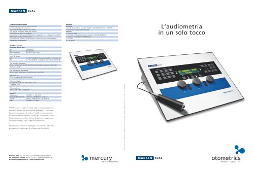 MADSEN Xeta - Audiometro clinico