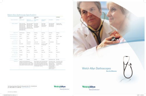 Full-Line Stethoscope, Brochure