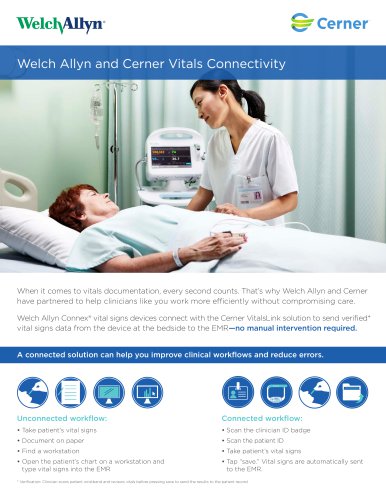 Welch Allyn and Cerner Vitals Connectivity