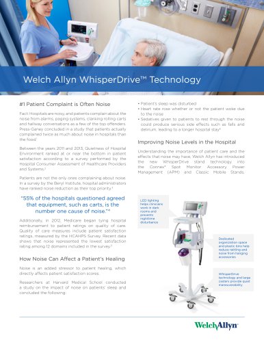 Welch Allyn WhisperDrive™ Technology