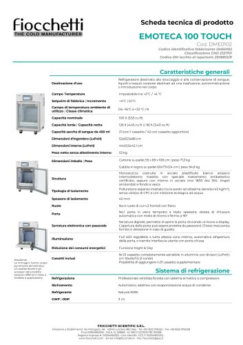 EMOTECA 100 ECT-F TOUCH