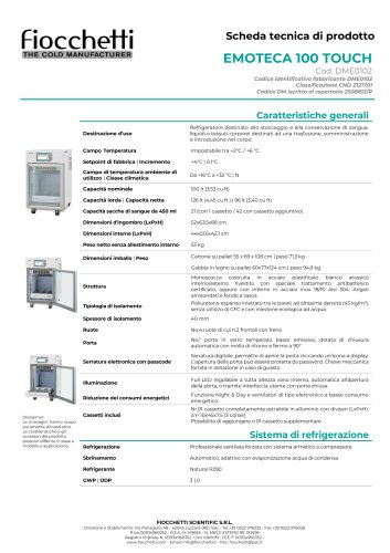 EMOTECA 100 ECT-F TOUCH