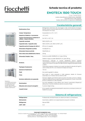EMOTECA 1500 ECT-F TOUCH