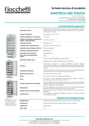 EMOTECA 250 ECT-F TOUCH