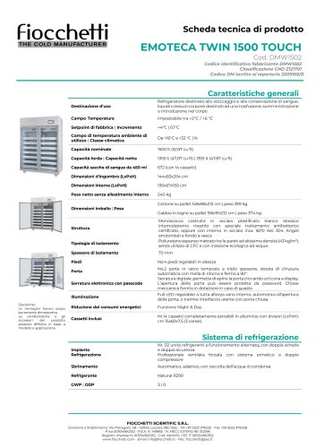 EMOTECA TWIN 1500 ECT-F TOUCH