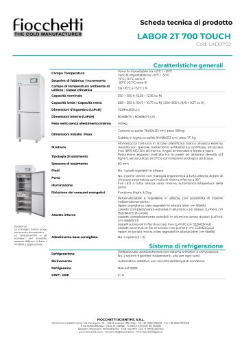 LABOR 2T 700 ECT-F TOUCH