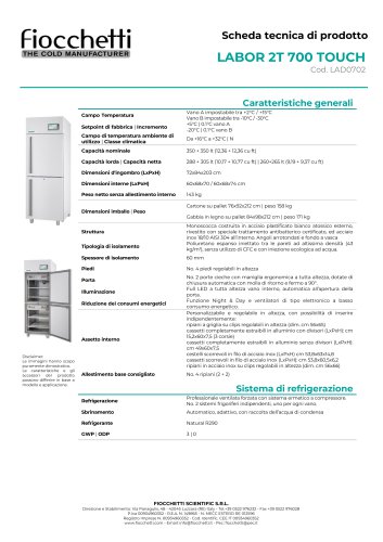 LABOR 2T 700 ECT-F TOUCH