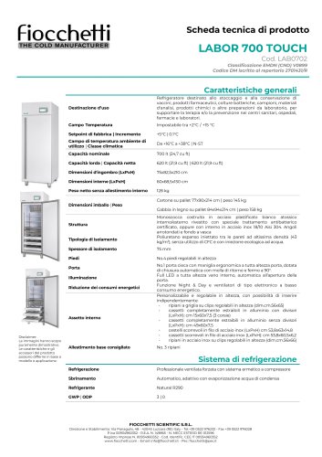 LABOR 700 ECT-F TOUCH