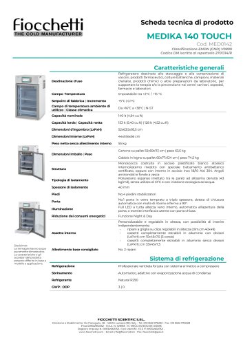 MEDIKA 140 ECT-F TOUCH