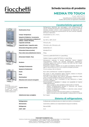 MEDIKA 170 ECT-F TOUCH