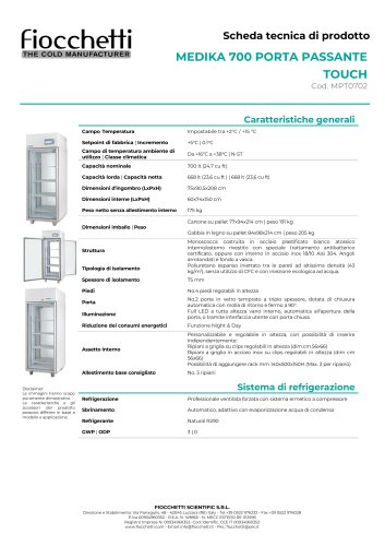 MEDIKA 700 PT ECT-F TOUCH