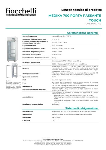 MEDIKA 700 PT ECT-F TOUCH